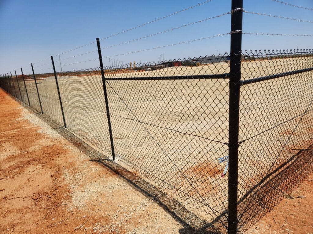 shared-boundary-fencing-installation-perthjpg | South Side Wire | Fencing Contractors Perth Installing a new shared boundary fence between two Perth properties